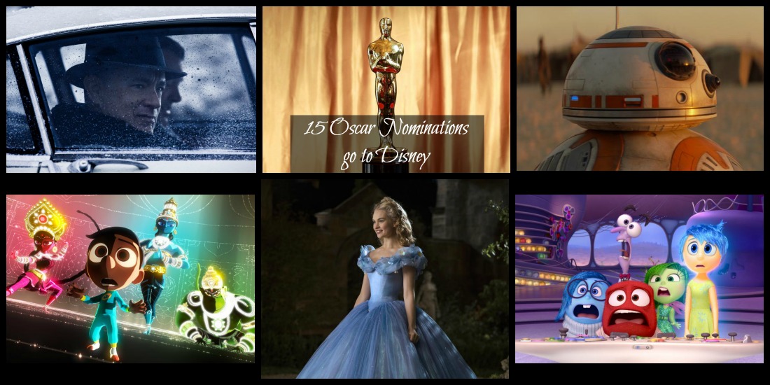 15 Oscar Nominations go to Disney