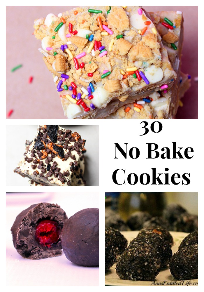 30 No Bake Cookies