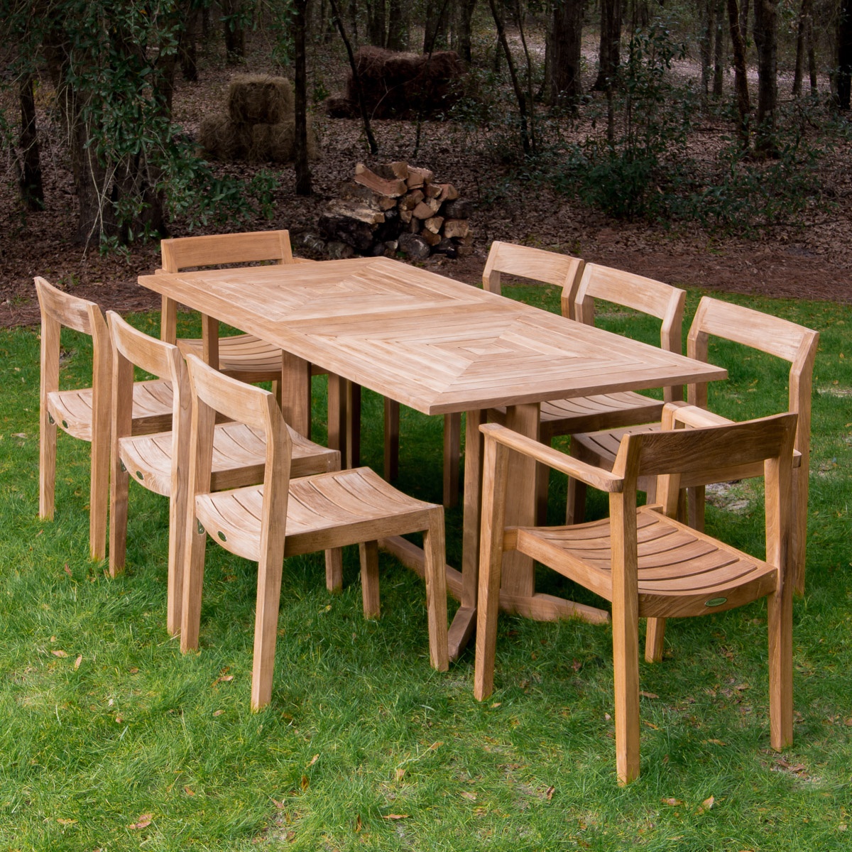 table for 10 teak wood dining