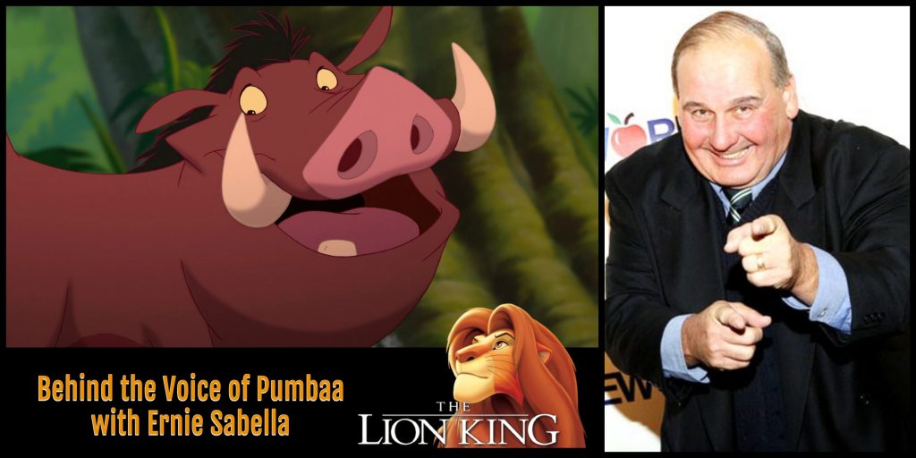 Behind The Voice Of Pumbaa With Ernie Sabella Tells Stories Of Nathan Lane