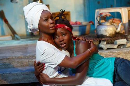 Akosua Busia and Lupita Nyong’o in 'Eclipsed' (Photo: Joan Marcus) via thewrap.com