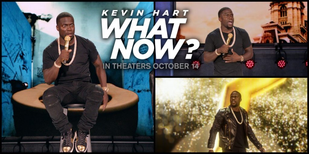 Kevin Hart: What Now? New Comedy in theaters October 14th