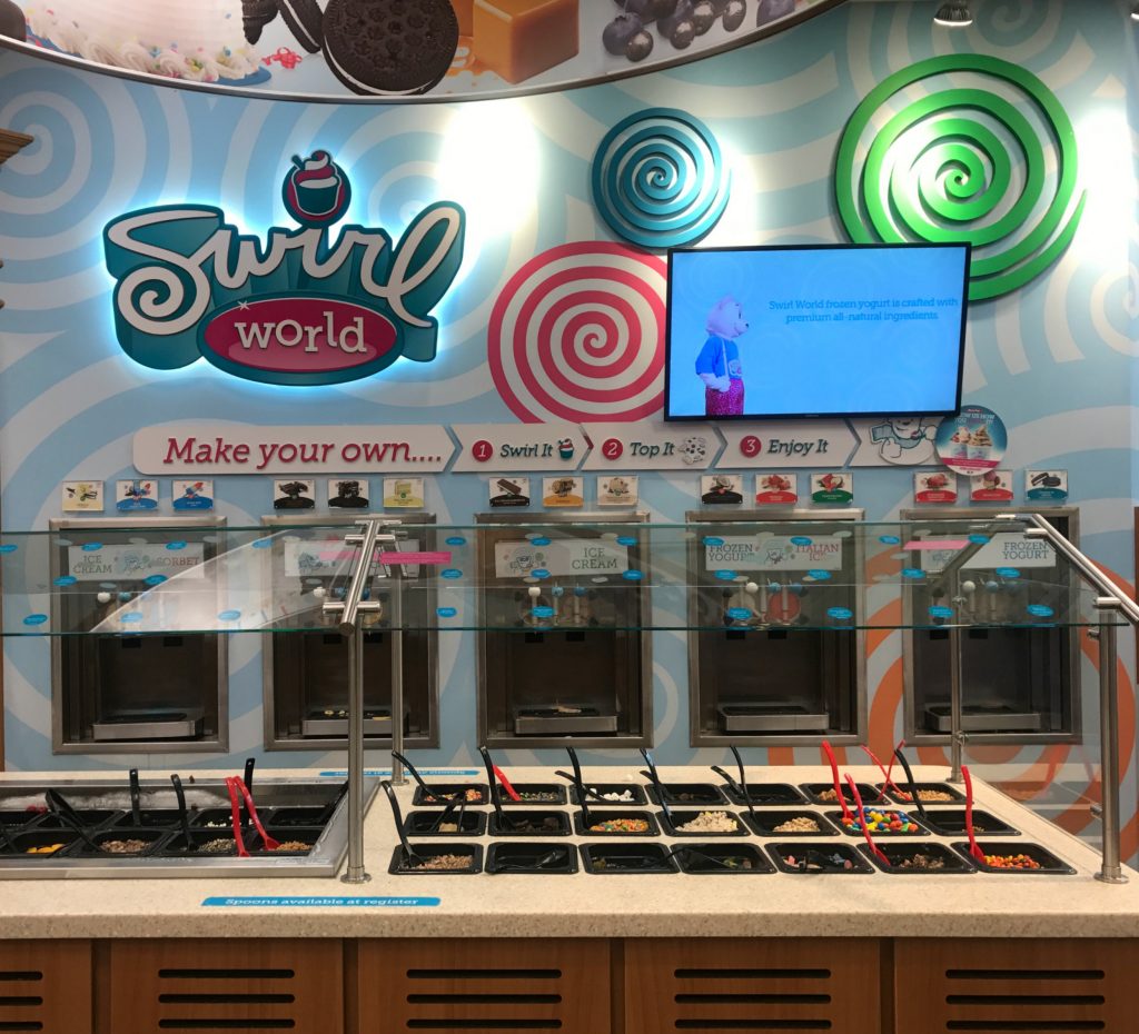 Frozen Treat Bar at RaceTrac Swirl World Ice Cream, Yogurt and Sorbet