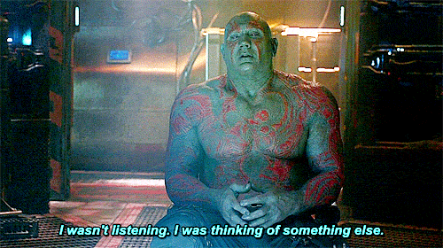 Drax on the set of Guardians of the Galaxy Vol 2