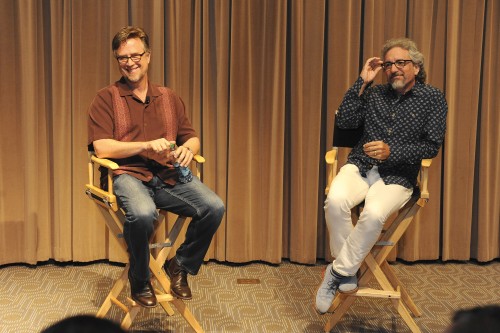 PHINEAS AND FERB - "Phineas and Ferb" creators and executive producers Dan Povenmire and Jeff "Swampy" Marsh at a screening event to promote the "Last Day of Summer" in Burbank California on Monday, June 8. "Phineas and Ferb: Last Day of Summer," premieres Friday, June 12 at 9:00 p.m. ET/PT as a simulcast on Disney XD and Disney Channel. (Disney XD/Valerie Macon) DAN POVENMIRE (CO-CREATOR/EXECUTIVE PRODUCER, "PHINEAS AND FERB"), JEFF "SWAMPY" MARSH (CO-CREATOR/EXECUTIVE PRODUCER, "PHINEAS AND FERB")