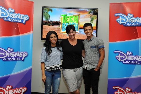 TEEN BEACH 2 - "Teen Beach 2" stars Chrissie Fit and Jordan Fisher participate in a Mom blogger event to celebrate the movie's June 26, 2015 premiere. (Disney Channel/Valerie Macon) CHRISSIE FIT, JORDAN FISHER