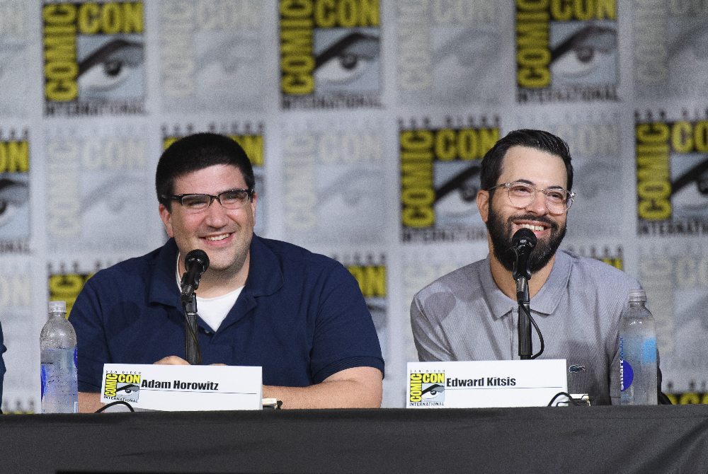 ONCE UPON A TIME - Executive producers and cast of "Once Upon a Time" were featured at the Comic-Con Convention in San Diego, California, on July 23, 2016. (ABC/Todd Wawrychuk) ADAM HOROWITZ (EXECUTIVE PRODUCER), EDWARD KITSIS (EXECUTIVE PRODUCER)