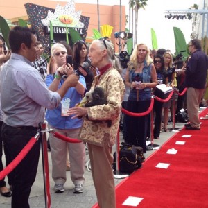 Jane Goodall on the red carpet.