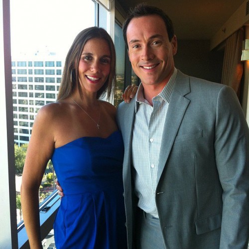 Jaime and friend (client) Chris Klein Photo credit: chriskleinfansite.blogspot