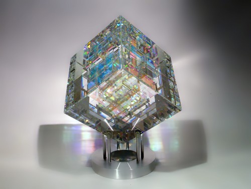 Cube 2 Jack Storms Glass Sculpture copy