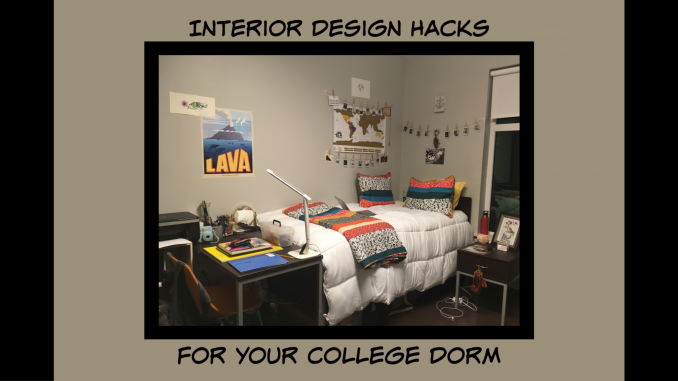 The Best Interior Design Hacks For Your College Dorm