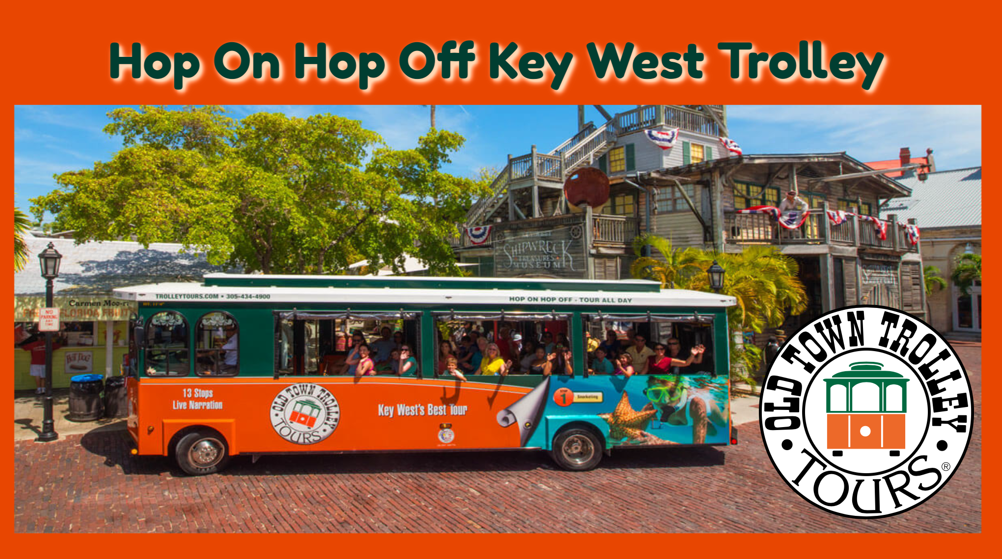 Hop On Hop Off Key West Trolley-2