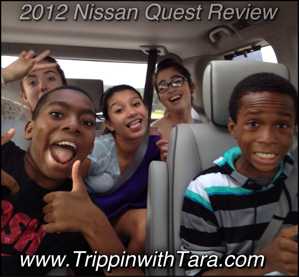 Plenty of room for 5 teens in the 2012 Nissan Quest! 