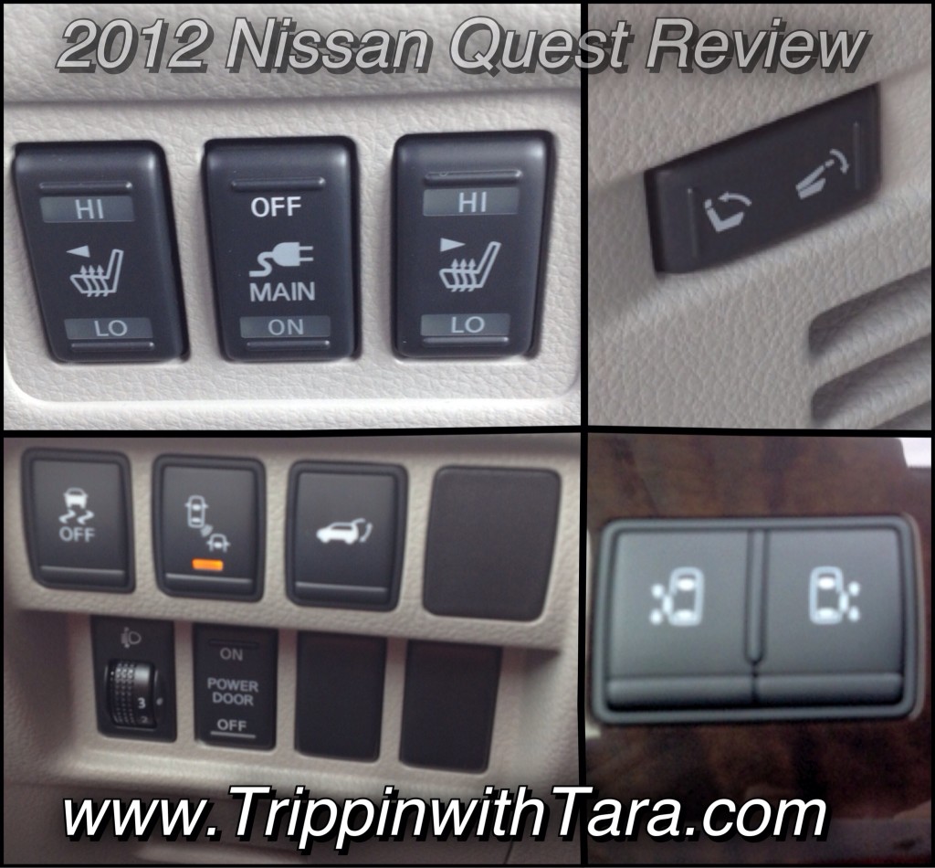 Lots of buttons in the awesome 2012 Nissan Quest