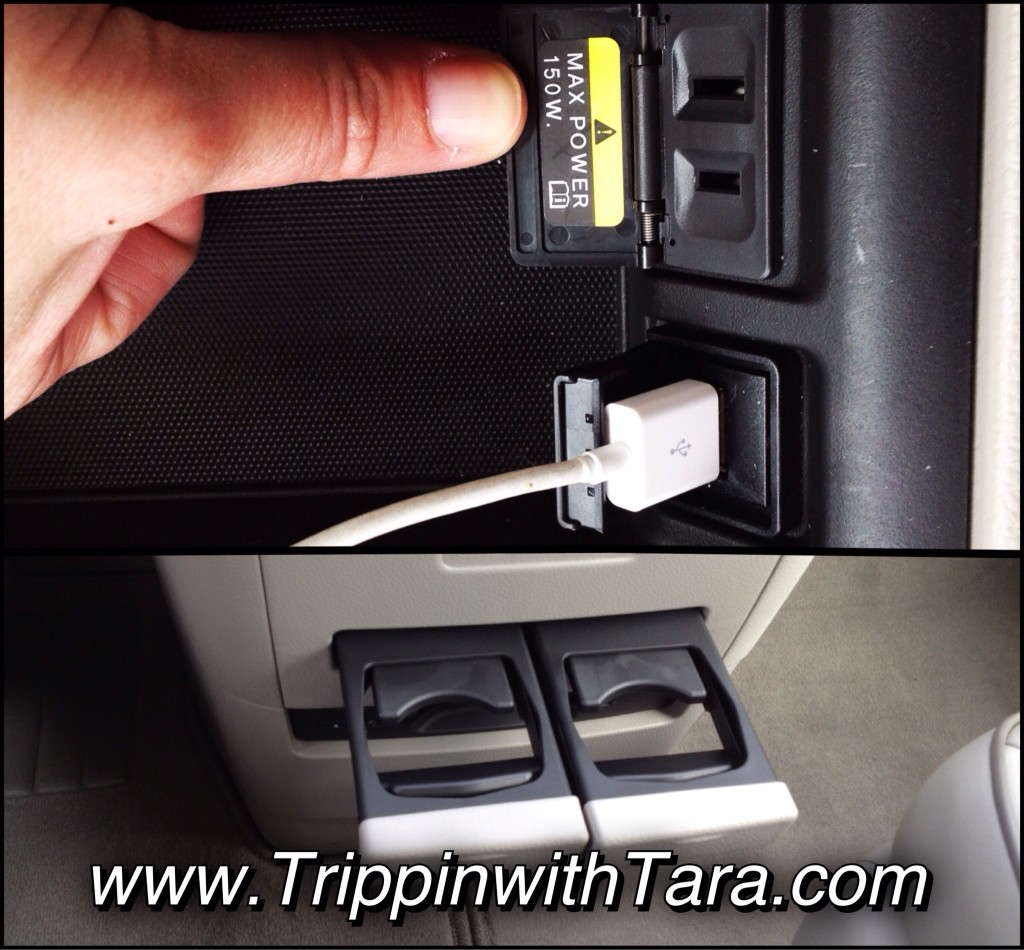 USB and 150w power plug for all your electronic needs in the 2012 Nissan Quest.
