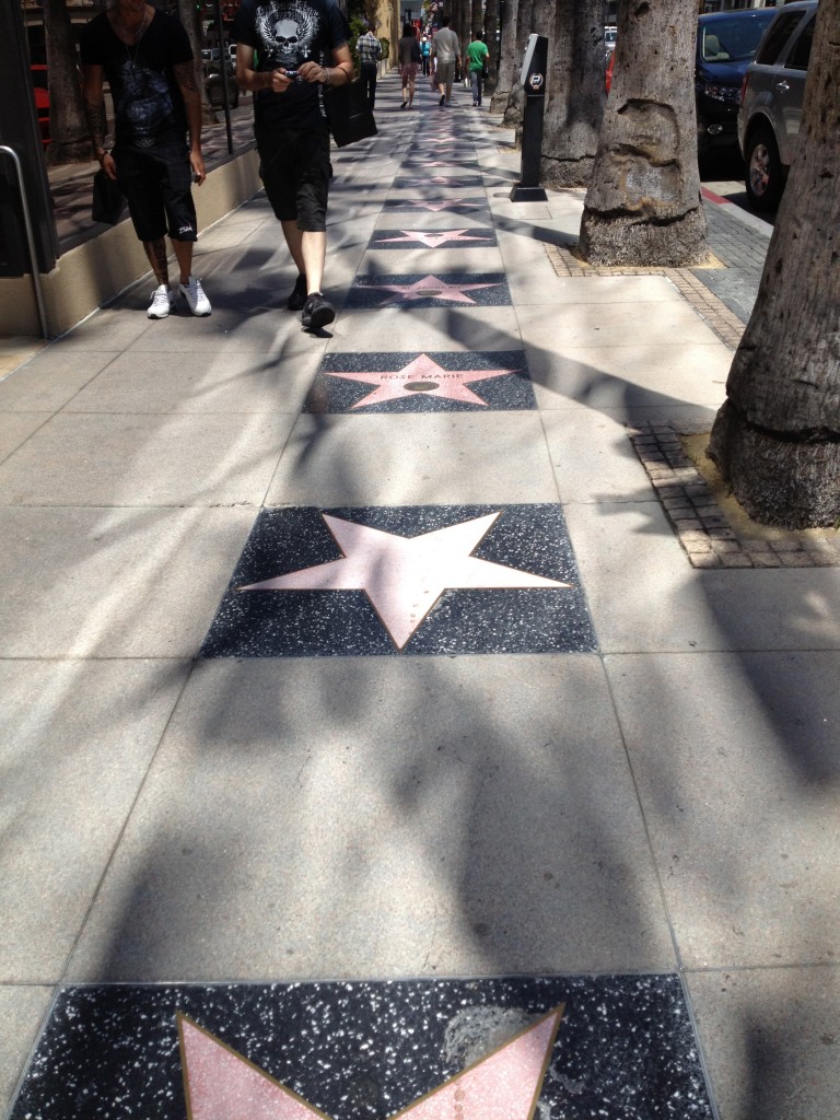 The Hollywood Walk of Fame is just a short stroll from the Hilton Gardens Los Angeles.  