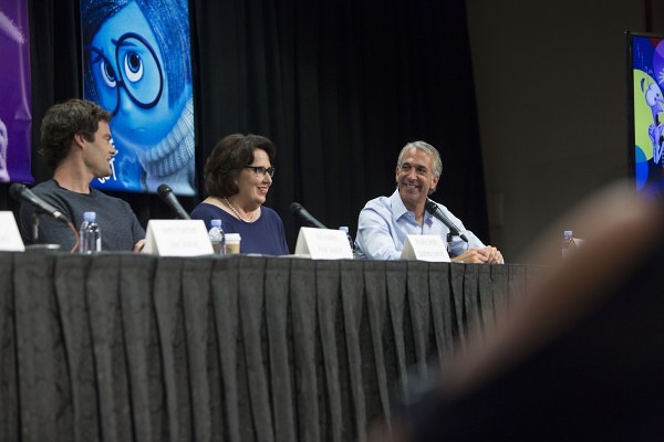 Beverly Hills, CA - June 7 - INSIDE OUT Press Conference  with Mindy Kaling, Lewis Black, Amy Poehler, Bill Hader and Phyllis Smith moderated by Scott Mantz.