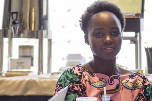 BEVERLY HILLS - APRIL 04 - Actress Lupita Nyong'o during "The Jungle Book" press junket at the Beverly Hilton on April 4, 2016 in Beverly Hills, California. (Photo by Becky Fry/My Sparkling Life for Disney)