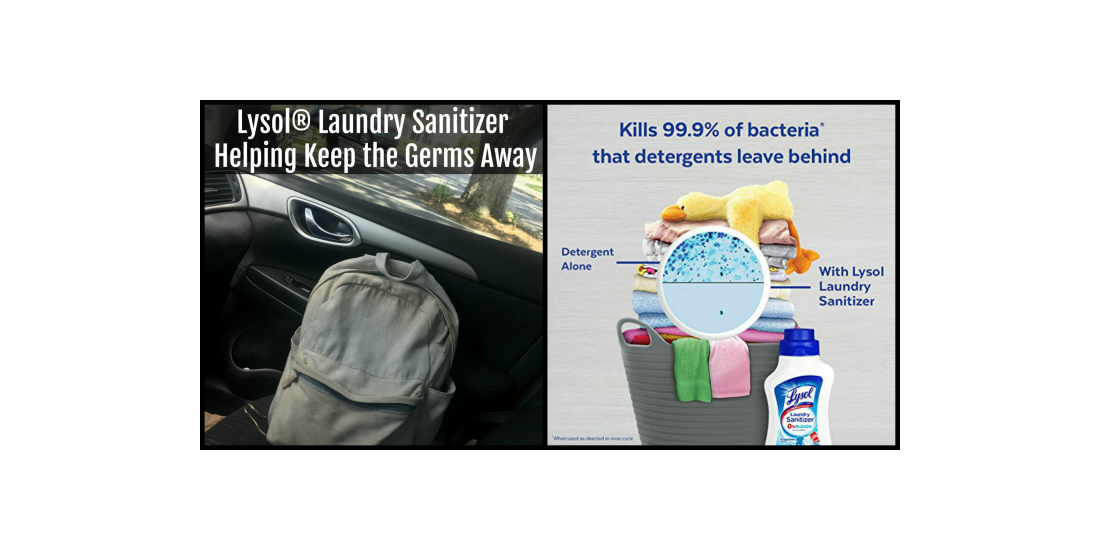 Lysol® Laundry Sanitizer Helping Keep the Germs Away