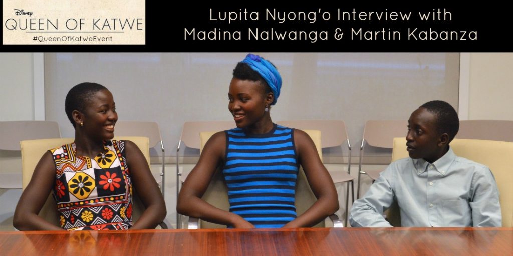 Madina Nalwanga, Lupita Nyong'o, Martin Kabanza