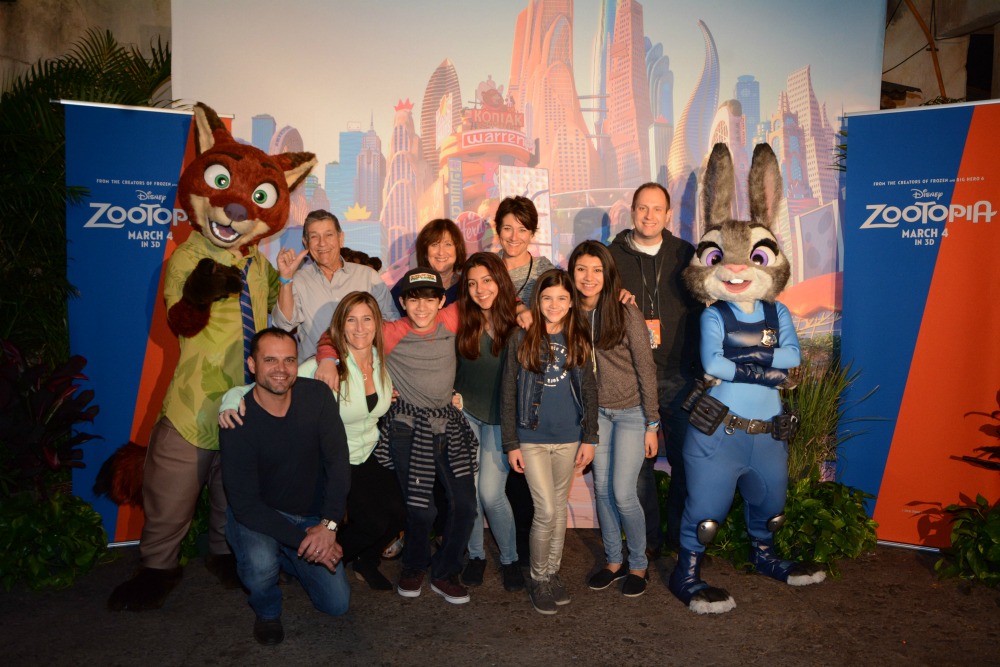 Meet my family! (l-r) Adam (Brother-in-law ), Frank (dad), Mandi (sister), Nico (nephew), Miriam (mom), Gabi (daughter), me, Natalie (niece), Madi (daughter), Marshall (one of my best friends and PR for Disney)