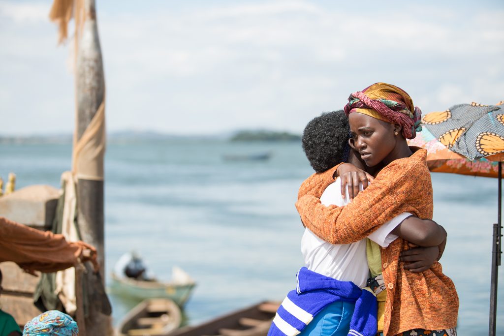 Lupita Nyong'o and newcomer Madina Nalwanga in Disney's QUEEN OF KATWE