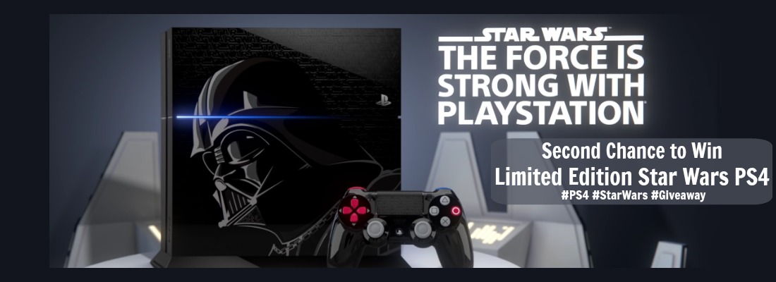 Second Chance to Win the Limited Edition Star Wars PS4 #PS4 #StarWars #Giveaway