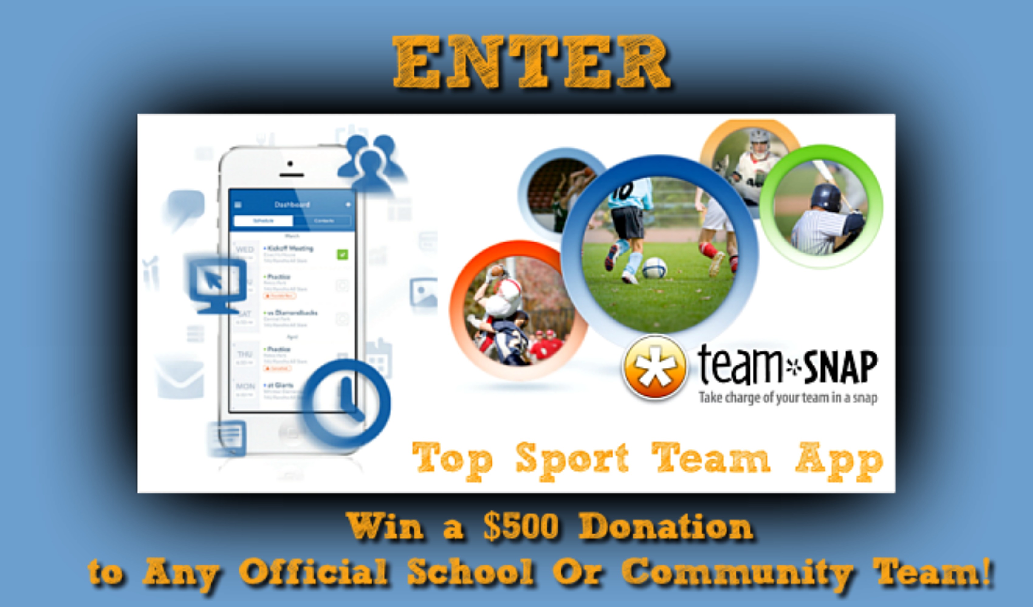 Top Sport Team App with TeamSnap a way to keep all types of teams