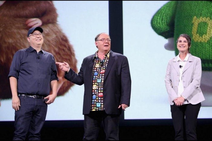 Pete Sohn, John Lasseter, Denise Ream