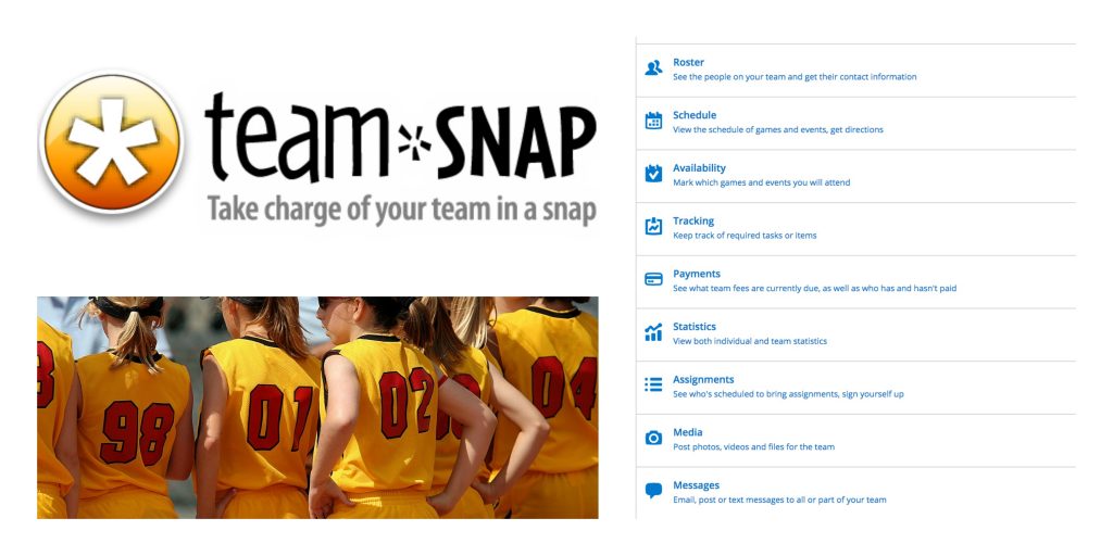 Top Sport Team App with TeamSnap a way to keep all types of teams