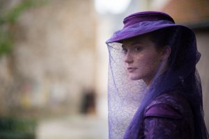 This photo provided by Alchemy shows, Mia Wasikowska as Emma Bovary, in Alchemys "Madame Bovary." The film opens in U.S. theaters on June 12, 2015. (Alchemy via AP)