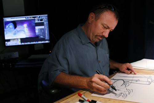 INSIDE OUT Production Designer Ralph Eggleston. Photo by Debby Coleman. ©2015 Disney•Pixar. All Rights Reserved.