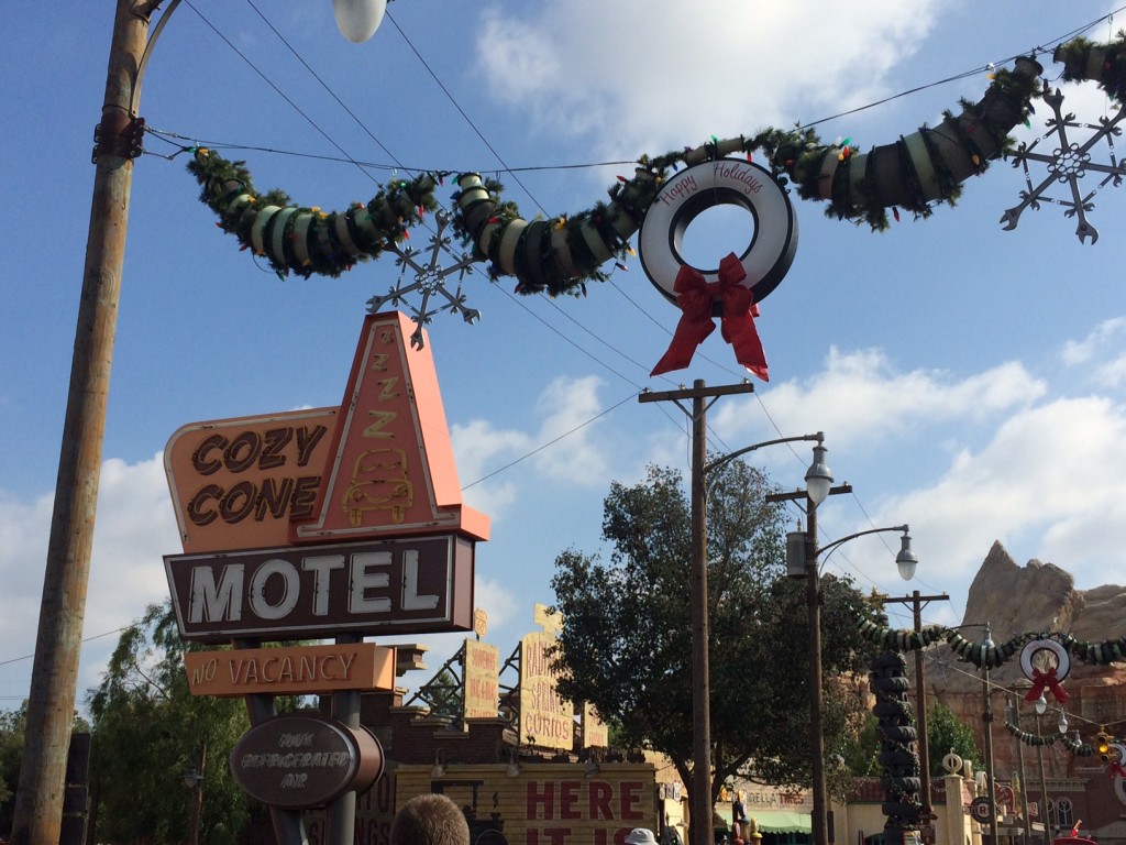 Cars Land at Christmas