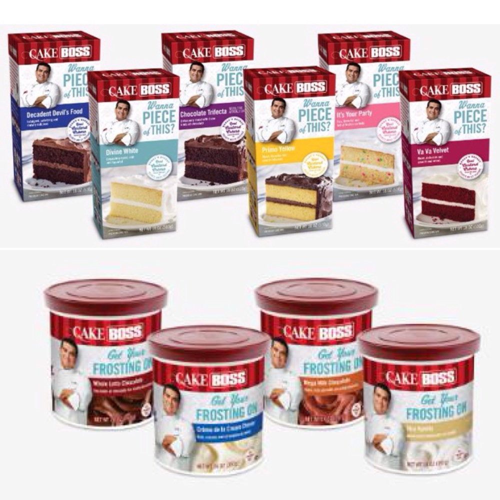 Cake Boss Cake Mixes and Frostings 