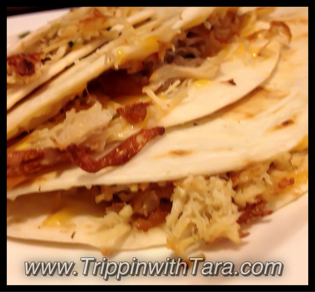 Garlic Cilantro Chicken Quesadilla Recipe Trippin With Tara