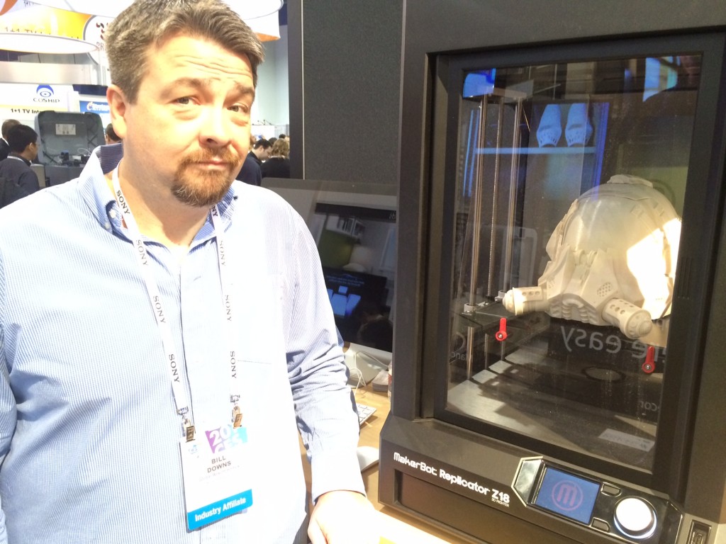 Bill Downs at Makerbot 