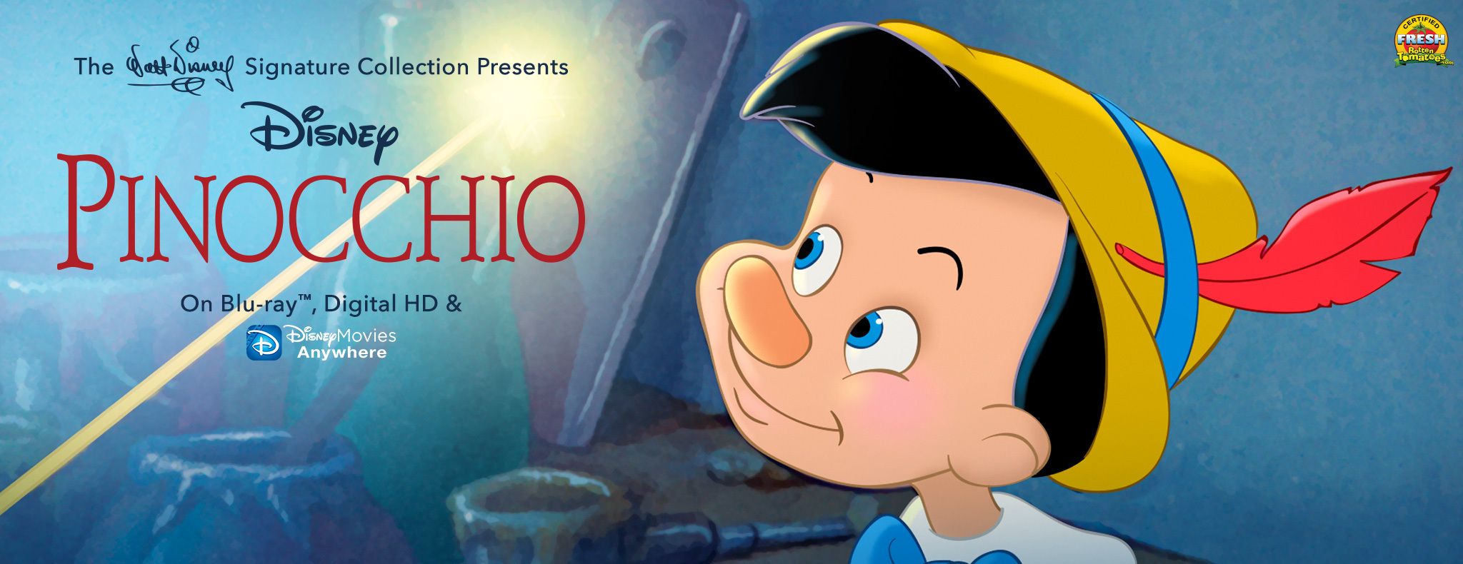 PINOCCHIO now on Blu-ray