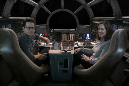 JJ Abrams and Kathleen Kennedy